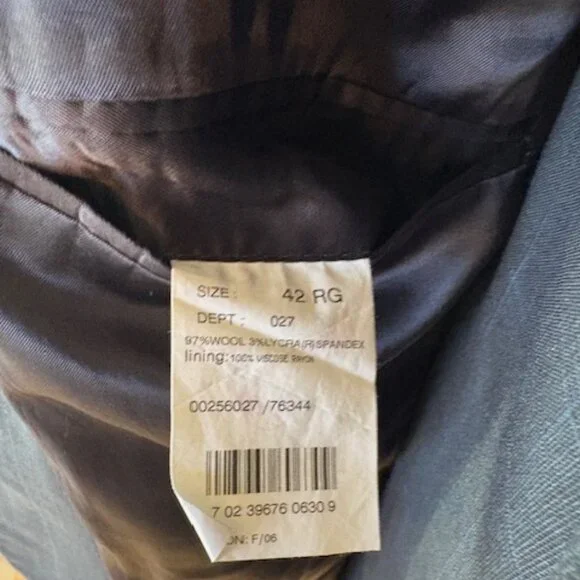 Brooks Brothers 346 Suit 42R 36X31 - Picture 10 of 12